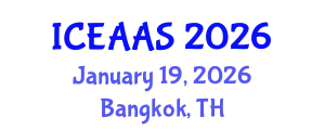 International Conference on Economic and Administrative Sciences (ICEAAS) January 19, 2026 - Bangkok, Thailand
