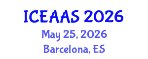 International Conference on Economic and Administrative Sciences (ICEAAS) May 25, 2026 - Barcelona, Spain