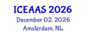 International Conference on Economic and Administrative Sciences (ICEAAS) December 02, 2026 - Amsterdam, Netherlands