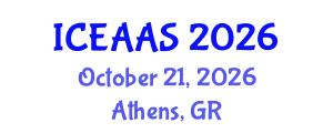 International Conference on Economic and Administrative Sciences (ICEAAS) October 21, 2026 - Athens, Greece