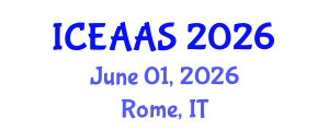 International Conference on Economic and Administrative Sciences (ICEAAS) June 01, 2026 - Rome, Italy