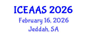 International Conference on Economic and Administrative Sciences (ICEAAS) February 16, 2026 - Jeddah, Saudi Arabia