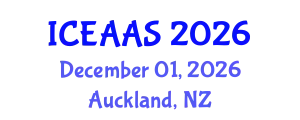 International Conference on Economic and Administrative Sciences (ICEAAS) December 01, 2026 - Auckland, New Zealand