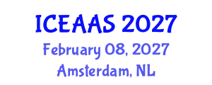 International Conference on Economic and Administrative Sciences (ICEAAS) February 08, 2027 - Amsterdam, Netherlands