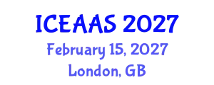 International Conference on Economic and Administrative Sciences (ICEAAS) February 15, 2027 - London, United Kingdom