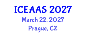 International Conference on Economic and Administrative Sciences (ICEAAS) March 22, 2027 - Prague, Czechia