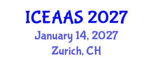 International Conference on Economic and Administrative Sciences (ICEAAS) January 14, 2027 - Zurich, Switzerland
