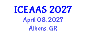 International Conference on Economic and Administrative Sciences (ICEAAS) April 08, 2027 - Athens, Greece