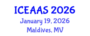 International Conference on Economic and Administrative Sciences (ICEAAS) January 19, 2026 - Maldives, Maldives