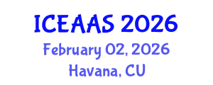 International Conference on Economic and Administrative Sciences (ICEAAS) February 02, 2026 - Havana, Cuba
