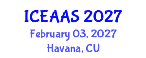 International Conference on Economic and Administrative Sciences (ICEAAS) February 03, 2027 - Havana, Cuba