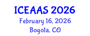 International Conference on Economic and Administrative Sciences (ICEAAS) February 16, 2026 - Bogota, Colombia