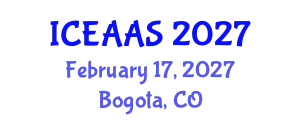 International Conference on Economic and Administrative Sciences (ICEAAS) February 17, 2027 - Bogota, Colombia