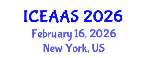 International Conference on Economic and Administrative Sciences (ICEAAS) February 16, 2026 - New York, United States