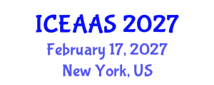International Conference on Economic and Administrative Sciences (ICEAAS) February 17, 2027 - New York, United States