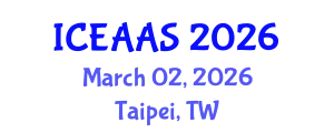 International Conference on Economic and Administrative Sciences (ICEAAS) March 02, 2026 - Taipei, Taiwan