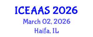 International Conference on Economic and Administrative Sciences (ICEAAS) March 02, 2026 - Haifa, Israel