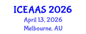 International Conference on Economic and Administrative Sciences (ICEAAS) April 13, 2026 - Melbourne, Australia