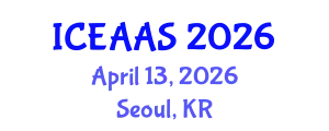 International Conference on Economic and Administrative Sciences (ICEAAS) April 13, 2026 - Seoul, Republic of Korea