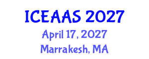 International Conference on Economic and Administrative Sciences (ICEAAS) April 17, 2027 - Marrakesh, Morocco