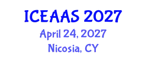 International Conference on Economic and Administrative Sciences (ICEAAS) April 24, 2027 - Nicosia, Cyprus