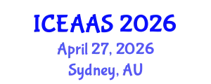 International Conference on Economic and Administrative Sciences (ICEAAS) April 27, 2026 - Sydney, Australia
