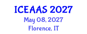 International Conference on Economic and Administrative Sciences (ICEAAS) May 08, 2027 - Florence, Italy