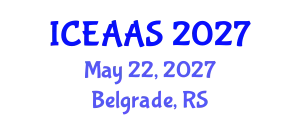 International Conference on Economic and Administrative Sciences (ICEAAS) May 22, 2027 - Belgrade, Serbia