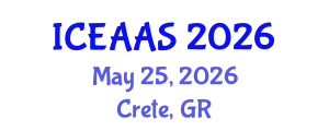 International Conference on Economic and Administrative Sciences (ICEAAS) May 25, 2026 - Crete, Greece