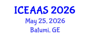 International Conference on Economic and Administrative Sciences (ICEAAS) May 25, 2026 - Batumi, Georgia