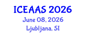International Conference on Economic and Administrative Sciences (ICEAAS) June 08, 2026 - Ljubljana, Slovenia