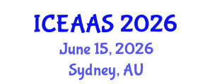 International Conference on Economic and Administrative Sciences (ICEAAS) June 15, 2026 - Sydney, Australia