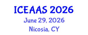 International Conference on Economic and Administrative Sciences (ICEAAS) June 29, 2026 - Nicosia, Cyprus