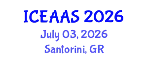 International Conference on Economic and Administrative Sciences (ICEAAS) July 03, 2026 - Santorini, Greece