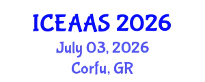 International Conference on Economic and Administrative Sciences (ICEAAS) July 03, 2026 - Corfu, Greece