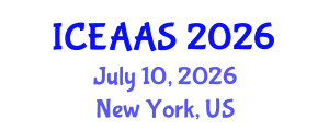 International Conference on Economic and Administrative Sciences (ICEAAS) July 10, 2026 - New York, United States