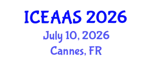 International Conference on Economic and Administrative Sciences (ICEAAS) July 10, 2026 - Cannes, France