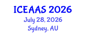 International Conference on Economic and Administrative Sciences (ICEAAS) July 28, 2026 - Sydney, Australia