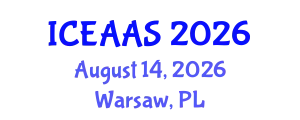 International Conference on Economic and Administrative Sciences (ICEAAS) August 14, 2026 - Warsaw, Poland