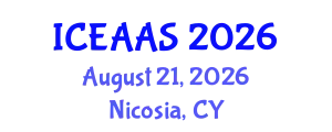 International Conference on Economic and Administrative Sciences (ICEAAS) August 21, 2026 - Nicosia, Cyprus