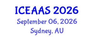 International Conference on Economic and Administrative Sciences (ICEAAS) September 06, 2026 - Sydney, Australia