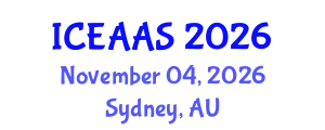 International Conference on Economic and Administrative Sciences (ICEAAS) November 04, 2026 - Sydney, Australia