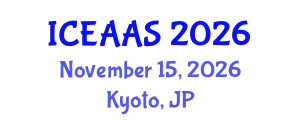 International Conference on Economic and Administrative Sciences (ICEAAS) November 15, 2026 - Kyoto, Japan