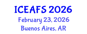 International Conference on Economic and Financial Sciences (ICEAFS) February 23, 2026 - Buenos Aires, Argentina