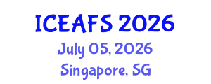 International Conference on Economic and Financial Sciences (ICEAFS) July 05, 2026 - Singapore, Singapore