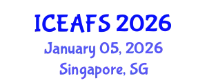 International Conference on Economic and Financial Sciences (ICEAFS) January 05, 2026 - Singapore, Singapore