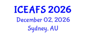International Conference on Economic and Financial Sciences (ICEAFS) December 02, 2026 - Sydney, Australia