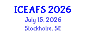 International Conference on Economic and Financial Sciences (ICEAFS) July 15, 2026 - Stockholm, Sweden