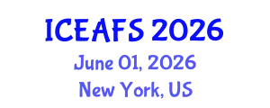 International Conference on Economic and Financial Sciences (ICEAFS) June 01, 2026 - New York, United States