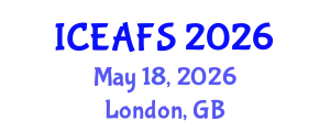 International Conference on Economic and Financial Sciences (ICEAFS) May 18, 2026 - London, United Kingdom